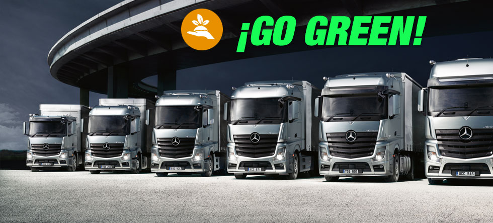 Beneficios al medio ambiente, convierte tu camión diésel a gas natural vehicular, reduce CO2 hasta un 15%, reduce emisión de partículas hasta un 90%, ¡GO GREEN!