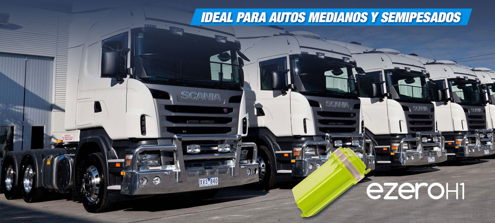 Ezeroh1 Sistema de Conversión vehicular a Hidrógeno, ideal para flotillas de vehículos medianos y semipesados, marcas Scania, DAF y Ford, entre otras