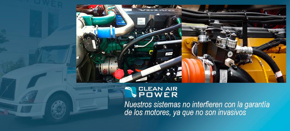 Los sistemas de conversión vehicular a gas GNC y GNL de GASCOMB Dual Fuel requiere un mantenimiento mínimo y no interfieren con la garantía de su motor