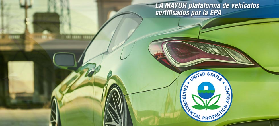 La Agencia de Protección Ambiental de los Estados Unidos (EPA) certifica a los sistemas de conversión GNC y sistema de conversión GPL para importantes marcas como Ford, Dodge, Chrysler, Lincoln, entre otras