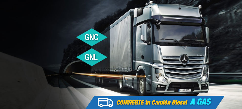 Tecnología Dual Fuel para camiones y vehículos de carga diésel para que funcionen con gas natural GNC y GNL, traído de Inglaterra a México de manera exclusiva por GASCOMB
